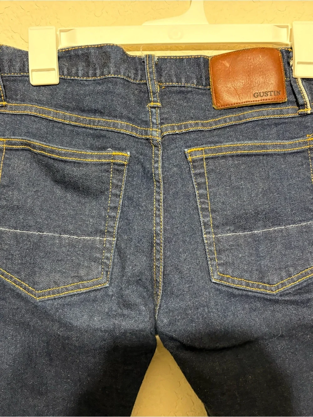 Gustin Men's Dark Indigo Skinny Jeans